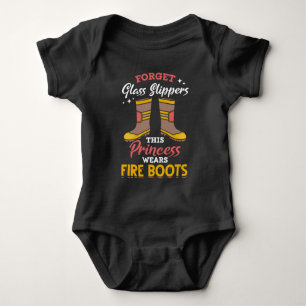 Brandweervrouw Princess Proud Fire Fighter Girl Romper