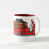 Brandweerwagen_01 Tweekleurige Koffiemok (Voorkant rechts)