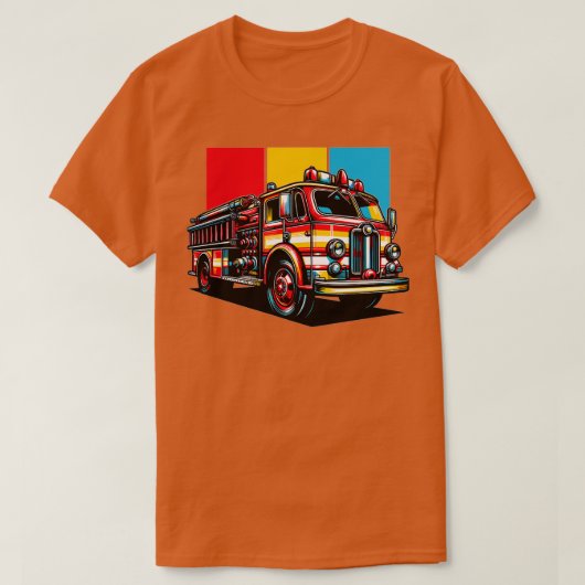 Brandweerwagen 17 t-shirt (Design voorkant)