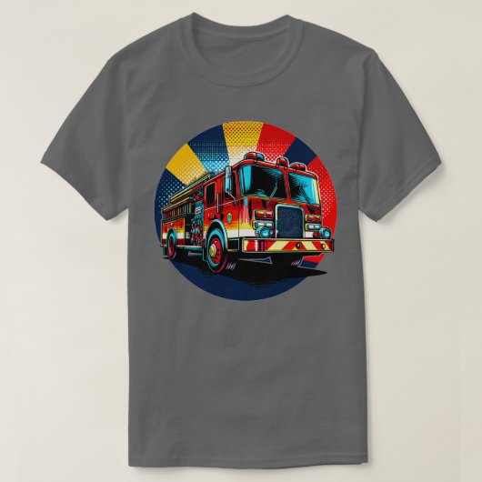Brandweerwagen 19 t-shirt (Design voorkant)