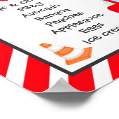 Brandweerwagen 1st Birthday Party Milestone Poster (Hoek)