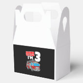 Brandweerwagen 3 jaar oude brandweerman 3e verjaar bedankdoosjes (Geopend)