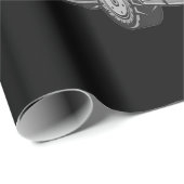 Brandweerwagen 3 jaar oude brandweerman 3e verjaar cadeaupapier (Rol Hoek)