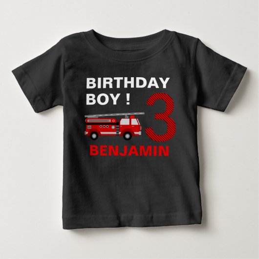 Brandweerwagen 3e verjaardagsfeestje (Voorkant)