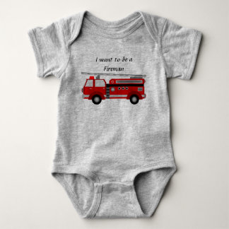 Brandweerwagen - Baby Romper