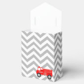 Brandweerwagen Baby shower Treat Bedankdoosjes (Geopend)
