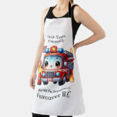 Brandweerwagen beantwoordt noodoproepen schort (Insitu)