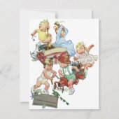 brandweerwagen - Birthday party-uitnodiging Kaart (Voorkant)