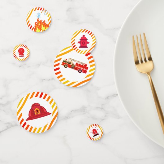 Brandweerwagen Brandmotor Verjaardagsfeestje Confe Confetti (Groep)