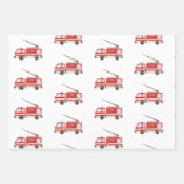 Brandweerwagen Brandmotor Verpakkend Document Inpakpapier Vel (Voorkant 2)