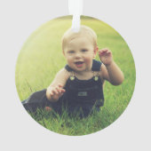 Brandweerwagen Brandweerman Foto Keepsake Kerstmis Ornament (achterkant)