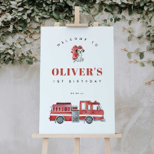 Brandweerwagen Brandweerman Verjaardagsfeestje Wel