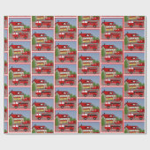 Brandweerwagen Brandweerwagen Ambulance Brandweerm Cadeaupapier (Vlak)