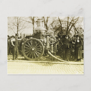  brandweerwagen briefkaart