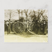 brandweerwagen briefkaart (Voorkant)