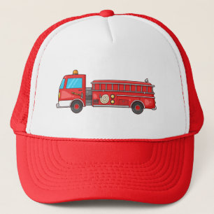 Brandweerwagen/cartoon Trucker Pet