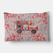 Brandweerwagen en ladderprint etui (Achterkant)