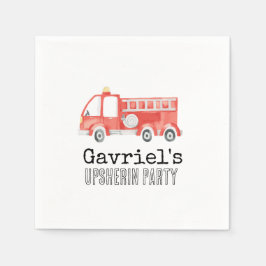 Brandweerwagen Feestservetten Servet