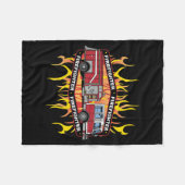 Brandweerwagen Fleece Deken (Voorkant (Horizontaal))