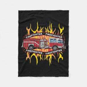 Brandweerwagen Fleece Deken