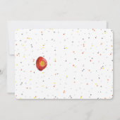 Brandweerwagen Foto Uitnodigingen (Achterkant)