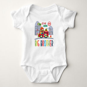 Brandweerwagen grote broer romper