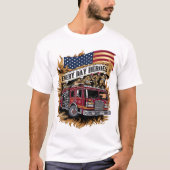 Brandweerwagen Helden T-shirt (Voorkant)