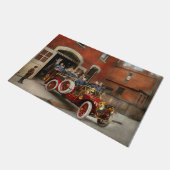 Brandweerwagen - Het vliegend team 1911 Deurmat (Schuin)