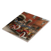 Brandweerwagen - Het vliegend team 1911 Tegeltje (Zijkant)