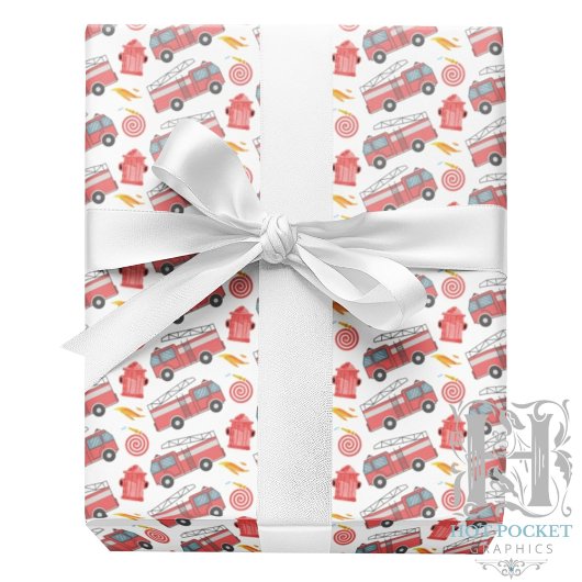 Brandweerwagen Inpakpapier
