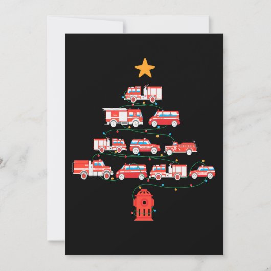 Brandweerwagen kerstboom.Png Save The Date (Voorkant)