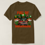 Brandweerwagen Kinder peuterjongens St Patricks Da T-shirt (Design voorkant)