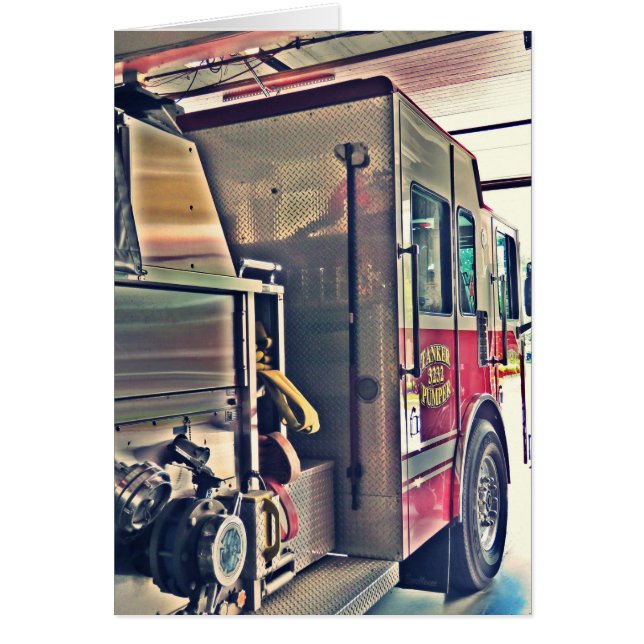 Brandweerwagen, klaar (Voorkant)