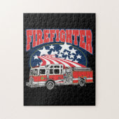Brandweerwagen Legpuzzel (Verticaal)