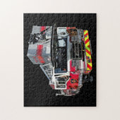 Brandweerwagen Met Open Deur Legpuzzel (Verticaal)