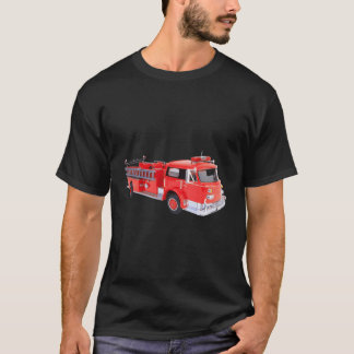 brandweerwagen Oude Fashion Retro Fire Engine T-shirt