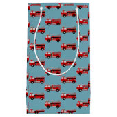 Brandweerwagen Partij Verjaardagscadeau tassen Klein Cadeauzakje (Voorkant)