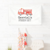 Brandweerwagen Party Banner (Insitu)
