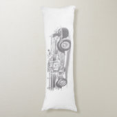  brandweerwagen potlood schetsen brandweertekening lichaamskussen (Voorkant Verticaal)