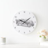  brandweerwagen potloodschets brandweerman tekenen grote klok (Huis)