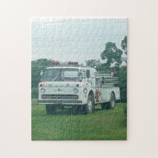  brandweerwagen Puzzle Legpuzzel (Verticaal)