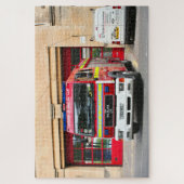 Brandweerwagen, reddingwagen, Bath, Engeland Legpuzzel (Verticaal)