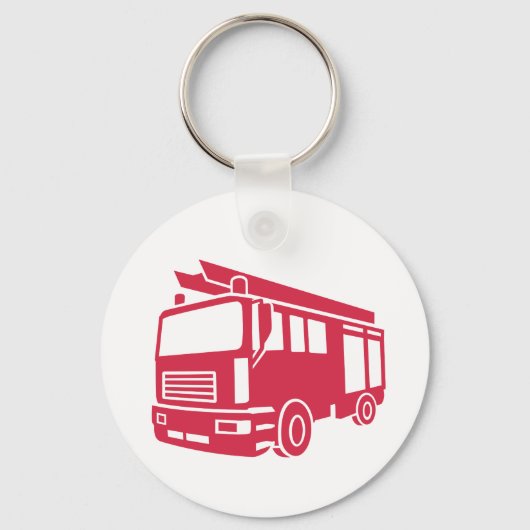 Brandweerwagen Sleutelhanger (Voorkant)