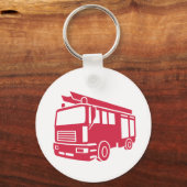 Brandweerwagen Sleutelhanger (Voorkant)
