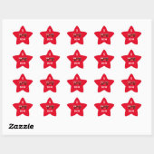 Brandweerwagen Ster Sticker (Vel)