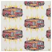 Brandweerwagen Stof (Swatch)
