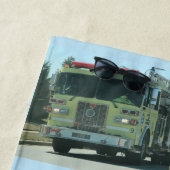 Brandweerwagen Strandlaken (In situ)