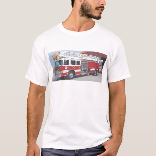 brandweerwagen t-shirt (Voorkant)
