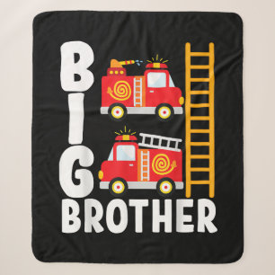 Brandweerwagen thema brandweer grote broer brandwe sherpa deken