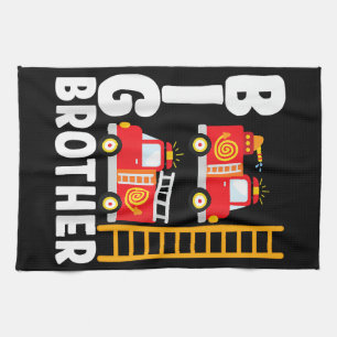 Brandweerwagen Thema grote broer brandweermotor Jo Theedoek